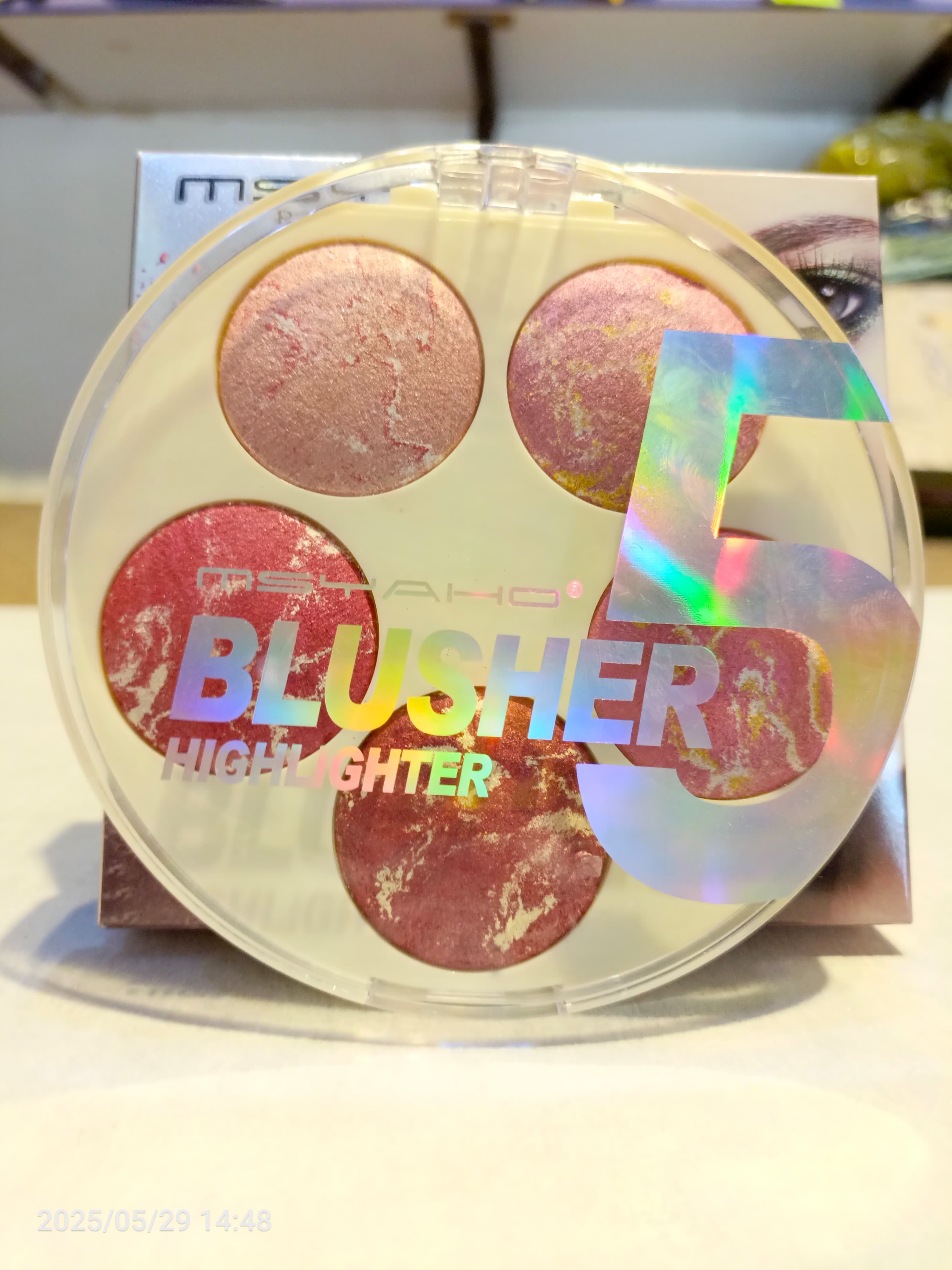 MSYAHO 5-in-1 Blusher & Highlighter Palette-Shimmer & Blush – MSYAHO Edition-MSYAHO Sculpt, Blush & Highlight Set