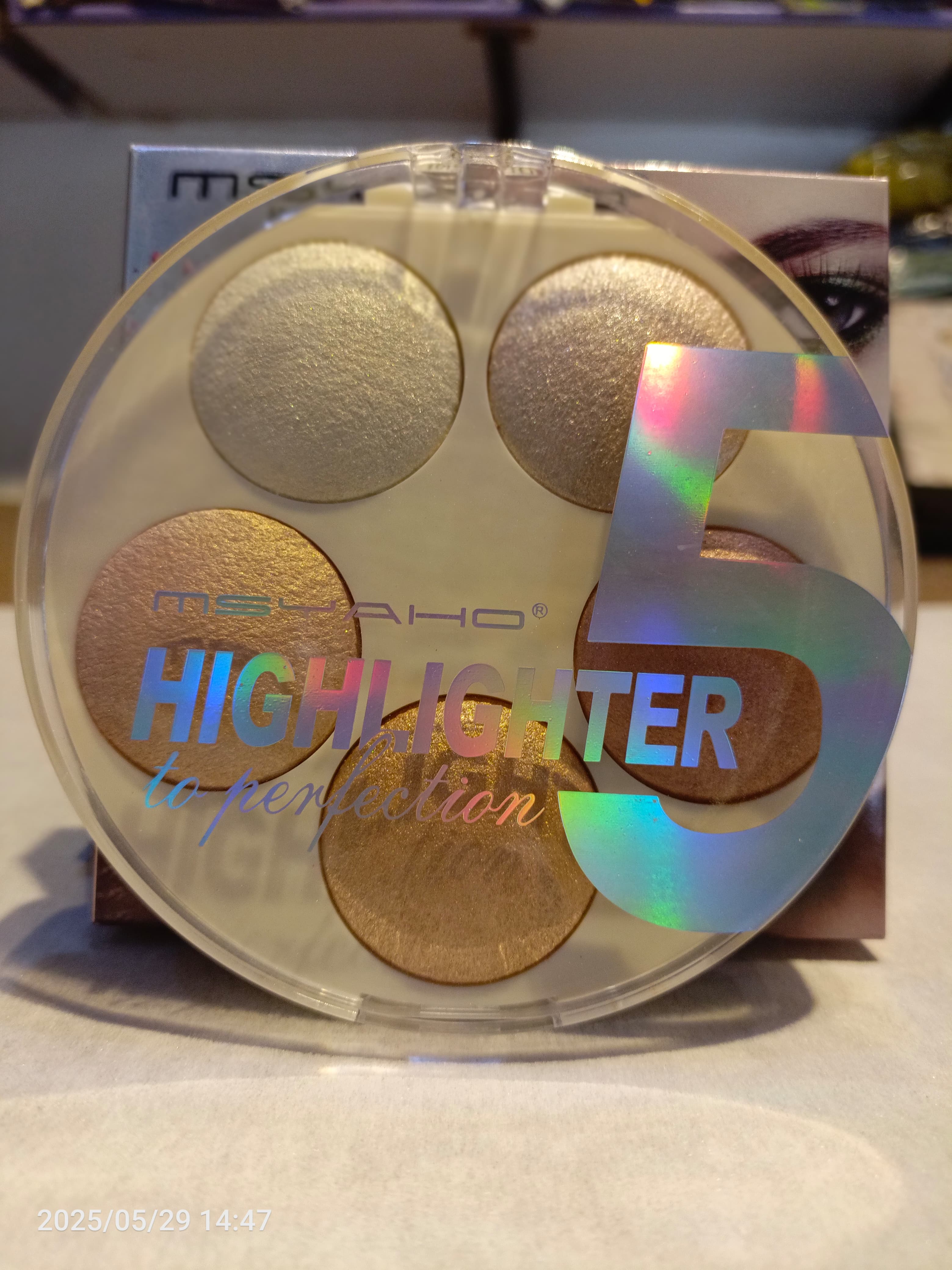 MSYAHO 5-in-1 Blusher & Highlighter Palette-Shimmer & Blush – MSYAHO Edition-MSYAHO Sculpt, Blush & Highlight Set